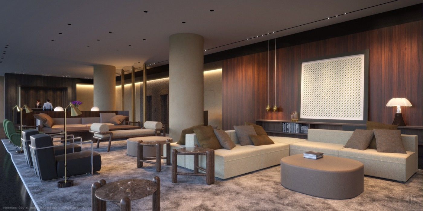 โรงแรมวีไอยู มิลาน ภายนอก รูปภาพ The lobby of the hotel