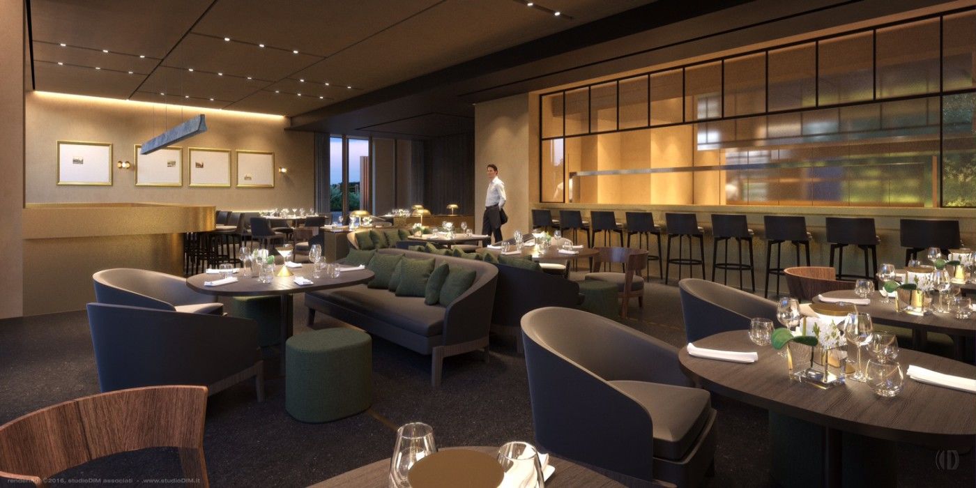 โรงแรมวีไอยู มิลาน ภายนอก รูปภาพ The interior of the restaurant